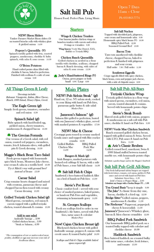 newportmenuspring2019(5619)(2)1 Salt hill Pub